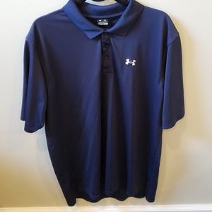 Under armour navy golf polo shirt. Mens XL